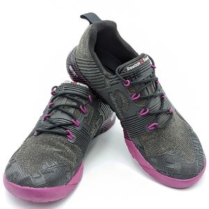 Reebok Womens 6.5 Crossfit Nano Pump Fusion Black Running Shoes Sneakers V67643